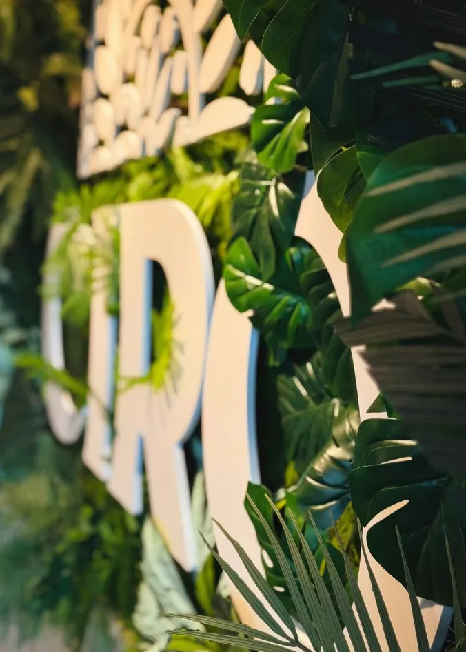 Enseigne Ciro dans le restaurant